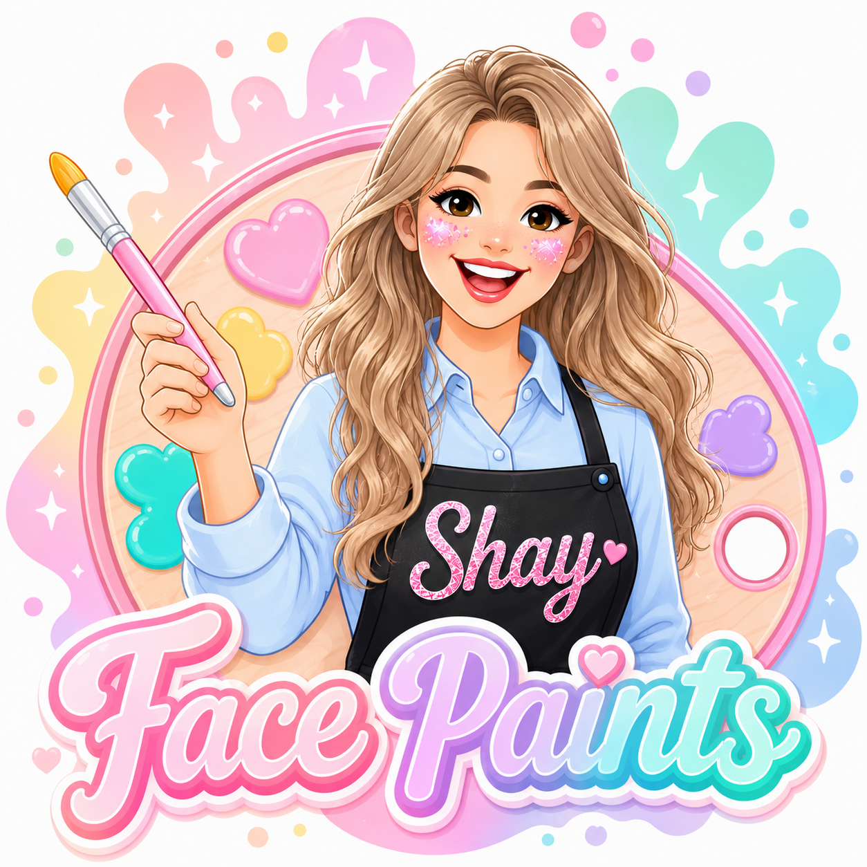 Shay, professional face painter